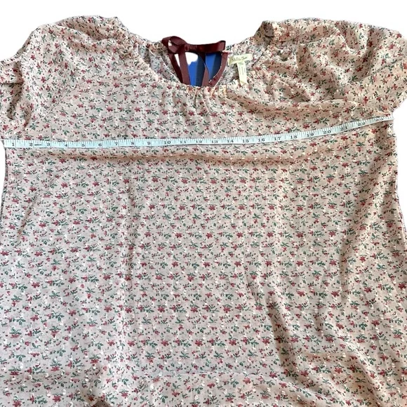 Matilda Jane Clothing blouse, pink with floral embroidery. Size XL - Picture 6 of 11